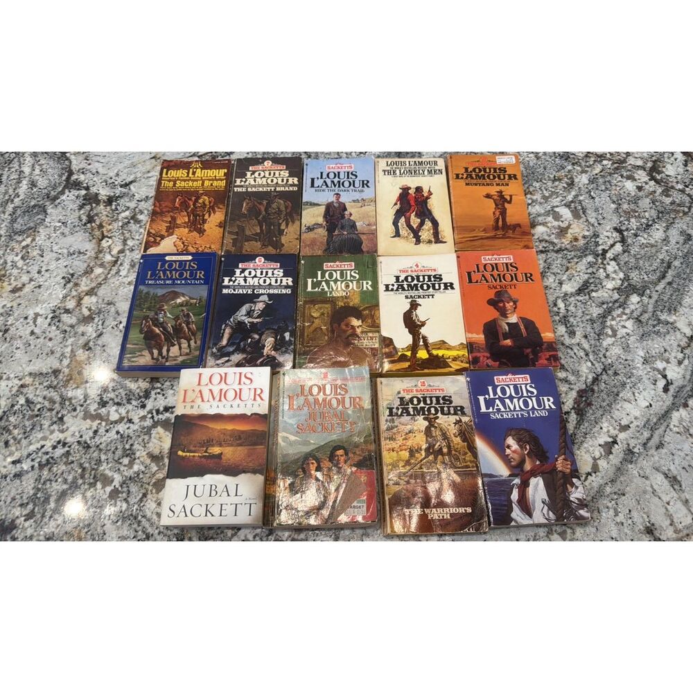 14 Books The Sacketts Paperback By Louis L'Amour